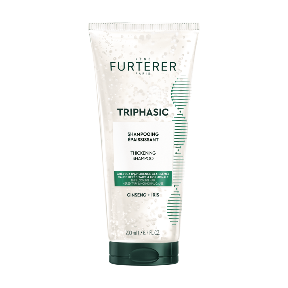 René Furterer Triphasic Shampooing Antichute Longévité, chute de cheveux héréditaire & hormonale 200ml