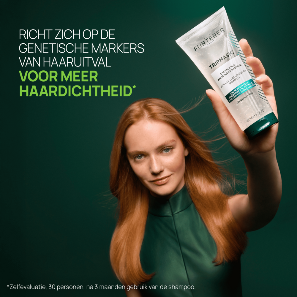 René Furterer Triphasic Anti-haaruitval Shampoo voor Levensduur, Erfelijke & hormonale haaruitval 200ml