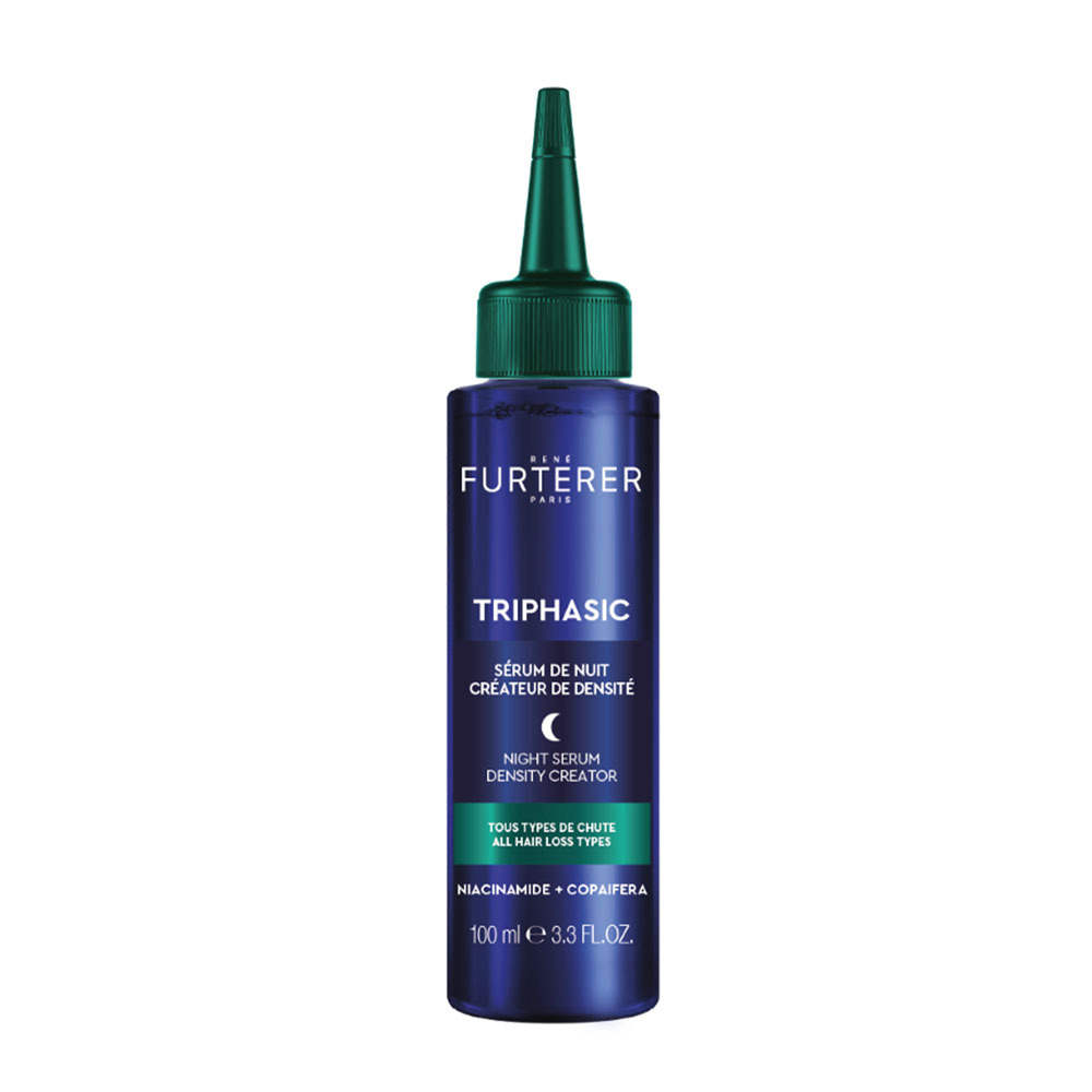 René Furterer Triphasic Sérum de nuit créateur de densité, Anti-chute, tous type de cheveux 100ml