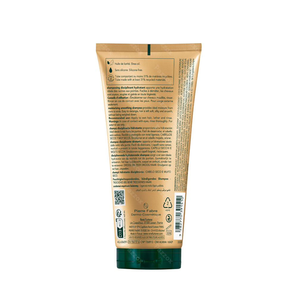 Furterer Sublime Karité Disciplinerende Hydraterende Shampoo 200ml