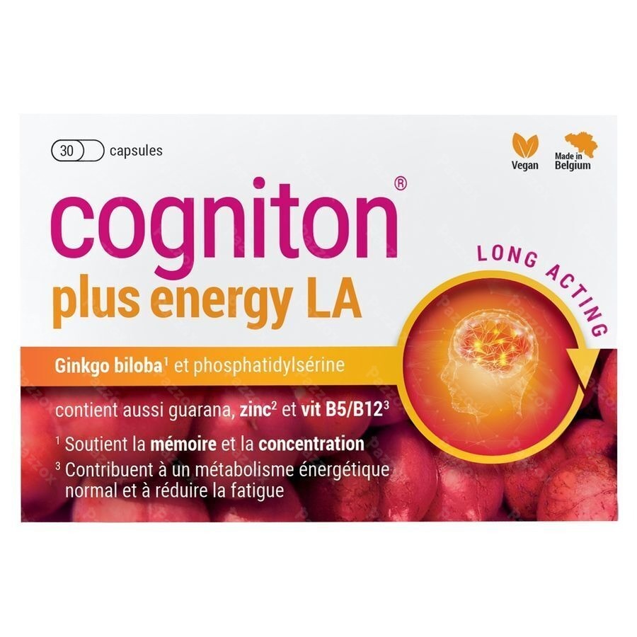 Cogniton Plus Energy LA Memoire et Energy 30 Capsules