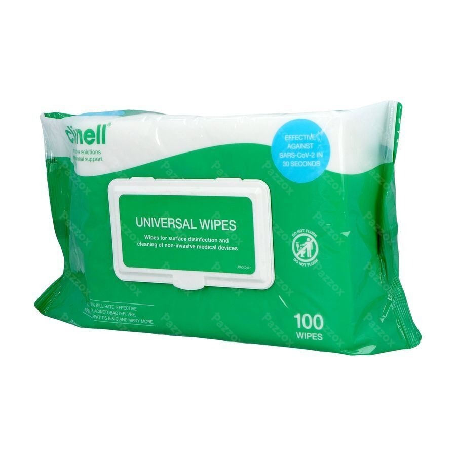 Clinell Universal Lingettes Epaise 100