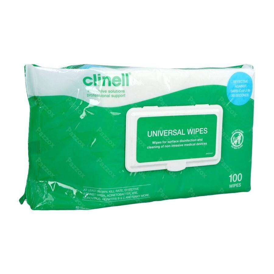 Clinell Universal Lingettes Epaise 100