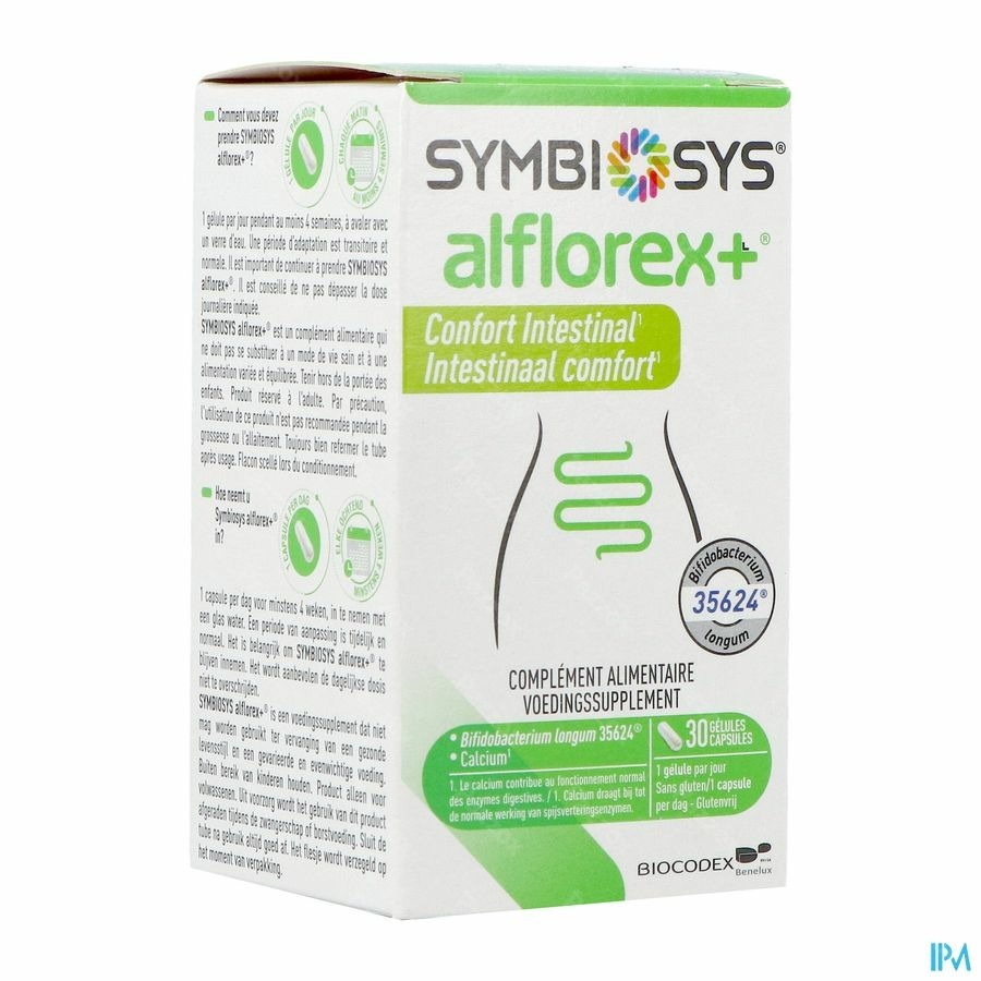 Symbiosys Alflorex+ Intestinaal comfort 30 Capsules