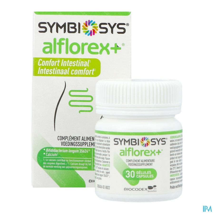 Symbiosys Alflorex+ Intestinaal comfort 30 Capsules