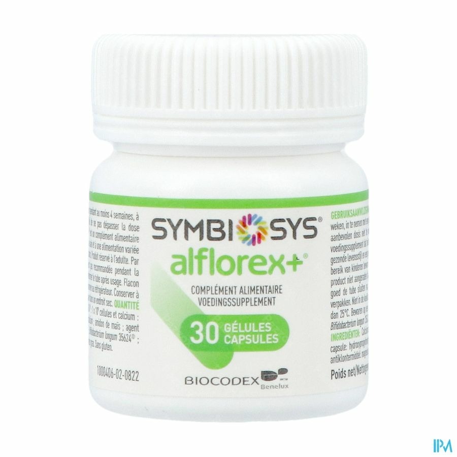 Symbiosys Alflorex+ Intestinaal comfort 30 Capsules