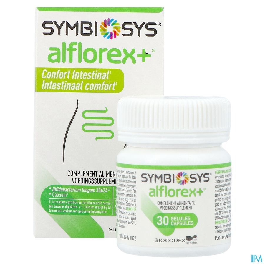 Symbiosys Alflorex+ Intestinaal comfort 30 Capsules