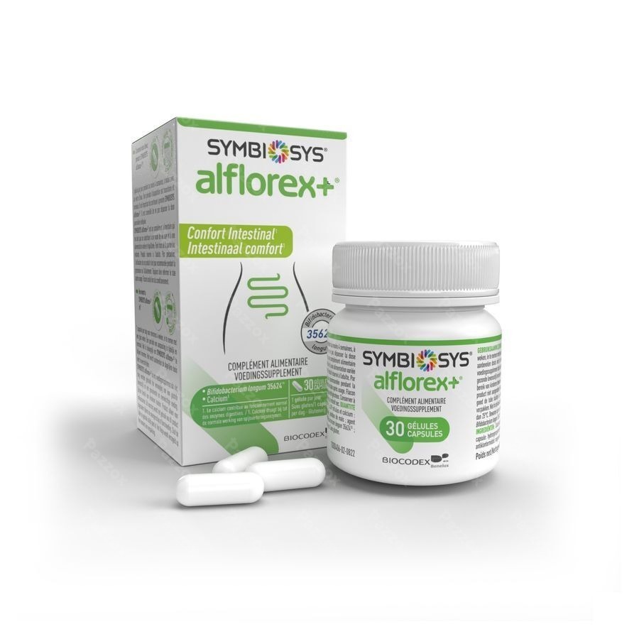 Symbiosys Alflorex+ Intestinaal comfort 30 Capsules