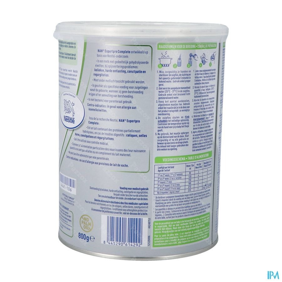 Nan ExpertPro Complete 0-12m Poudre 800g