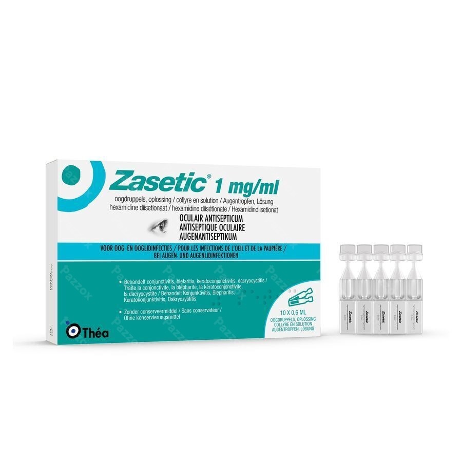 Zasetic 1mg/ml Sol Ud Gutt Oculaires 10x0,6ml
