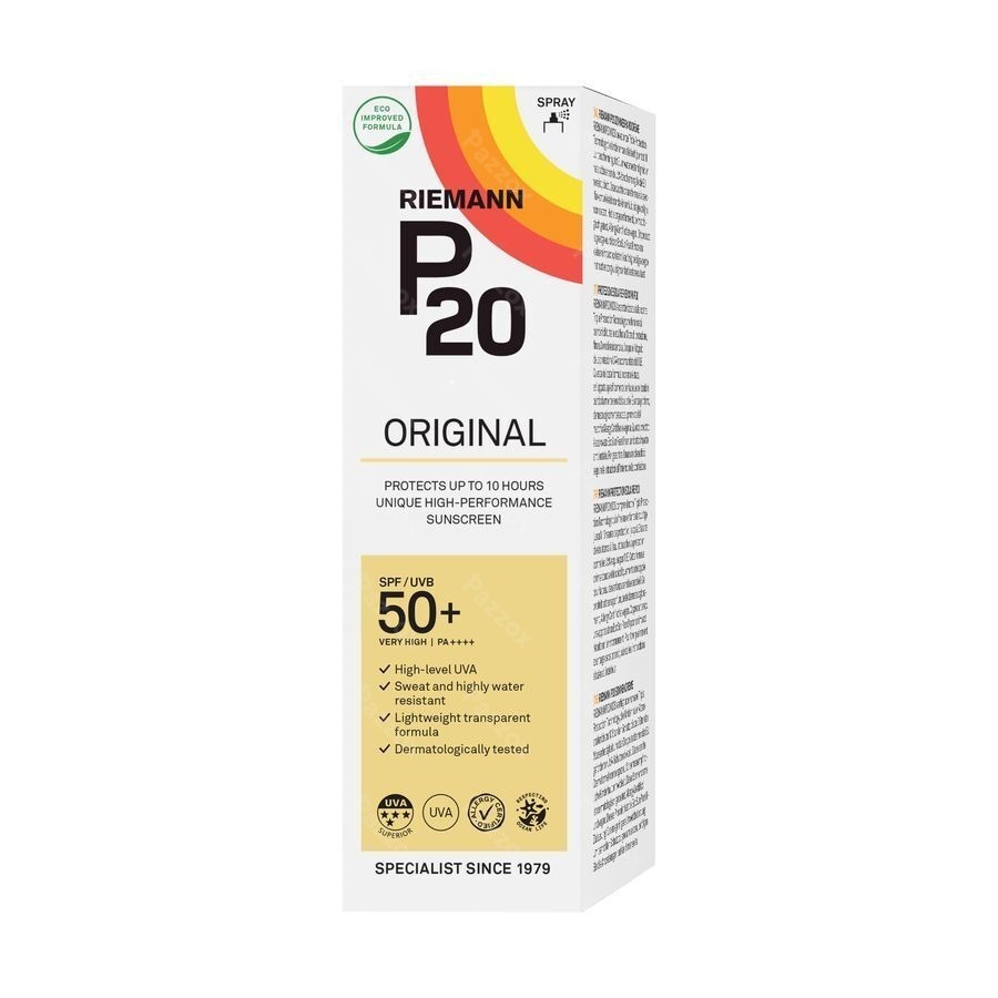 Riemann P20 Spray Solaire SPF50+ 85ml