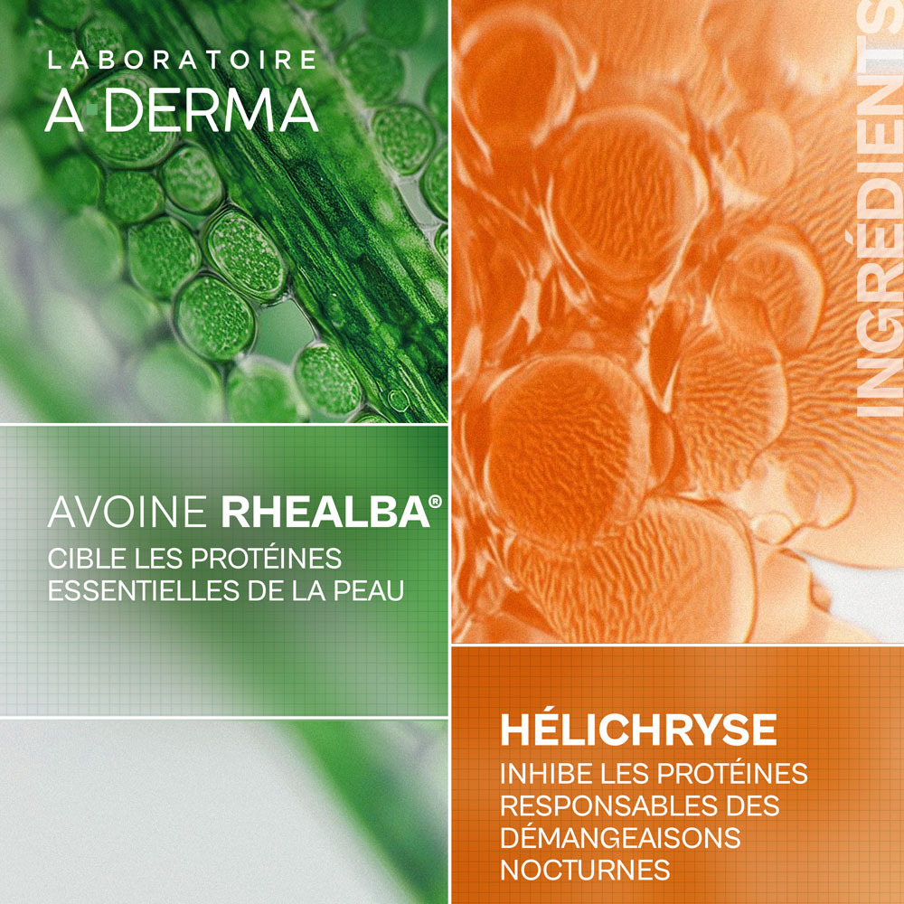 A-Derma ExoMega Control Crème Nuit Emollient Reparatrice 200ml