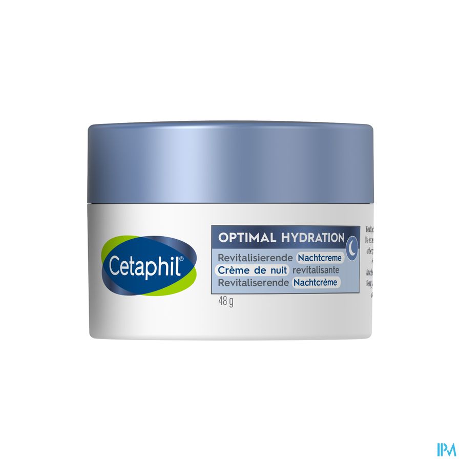 Cetaphil Optimal Hydratation Crème De Nuit Revitalisant 48 Gr