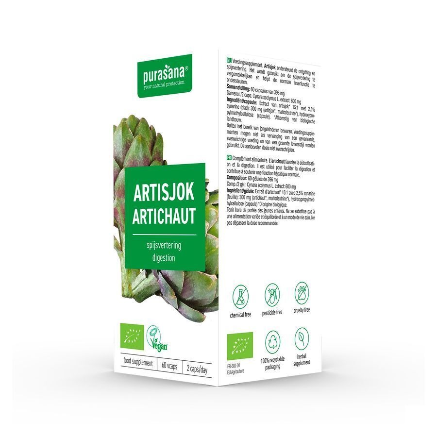Purasana Vegan Artichaut V-caps 60