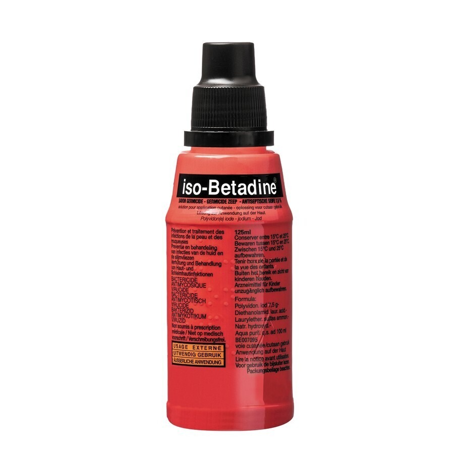 Iso Betadine Savon Germicide 7,5% 125ml Nf