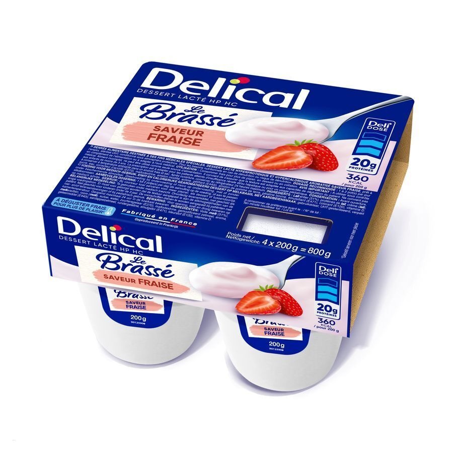 Delical Le Brasse Fraise 4x200g