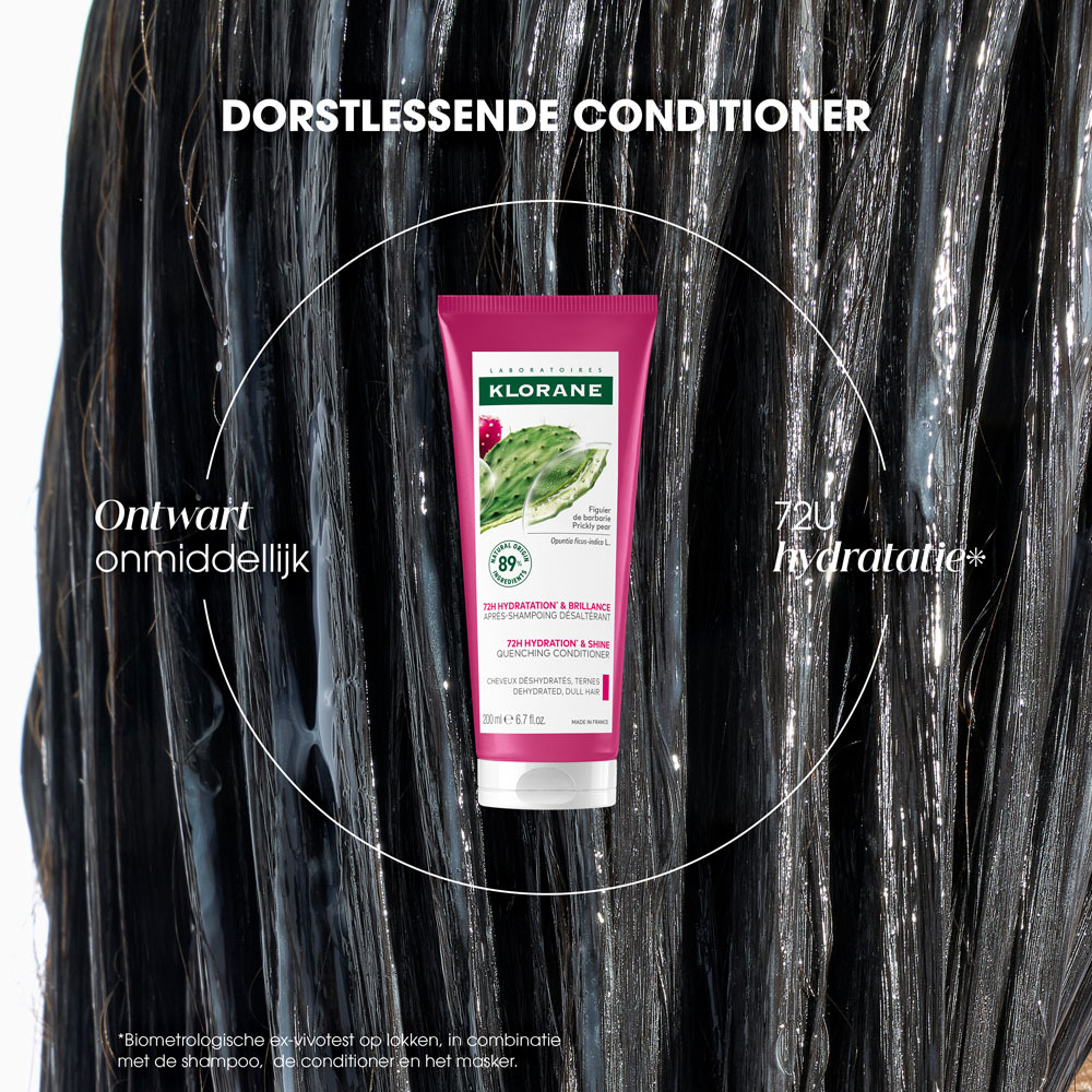 Klorane Hydratatie & Glans Dorstlessende Conditioner - met Cactusvijg 200 ml