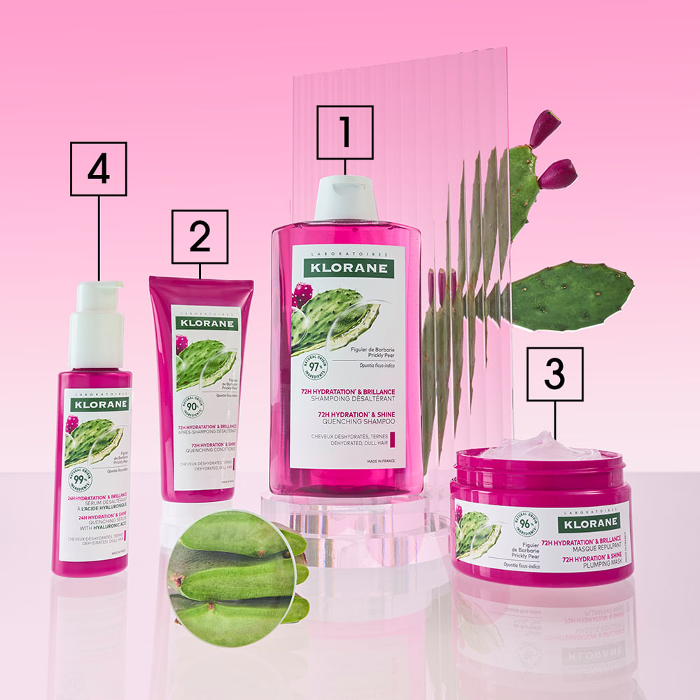 Klorane Hydratatie & Glans Opvullend Masker - met Cactusvijg 250 ml