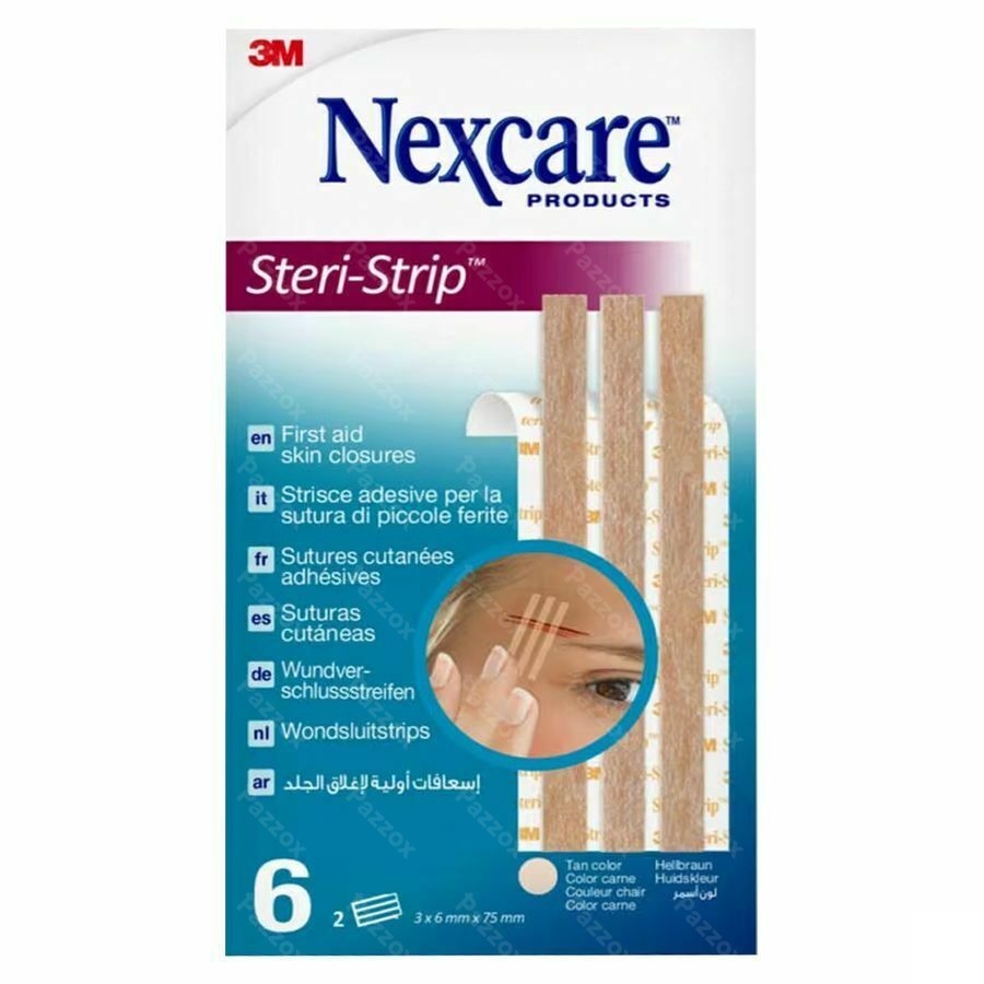 Nexcare 3m Steri-strip Sut.cut.ad.beige 6mmx75mm 6
