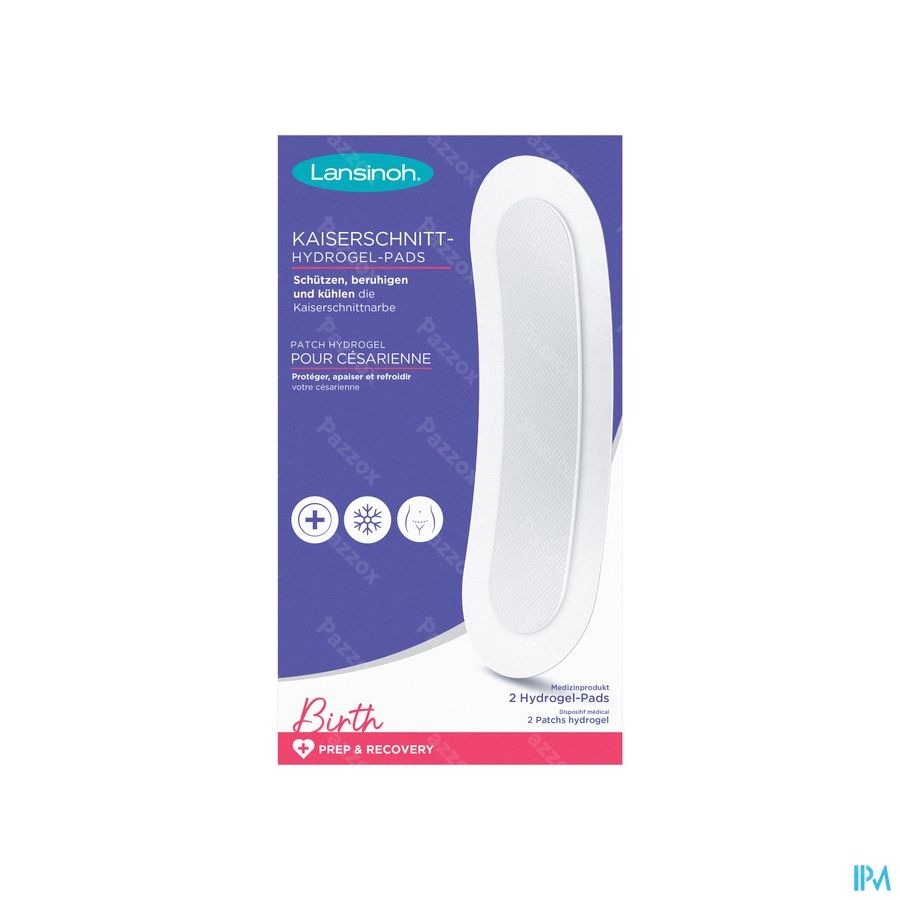 Lansinoh Patch Hydrogel Cesarienne 1