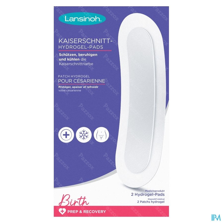 Lansinoh Patch Hydrogel Cesarienne 1