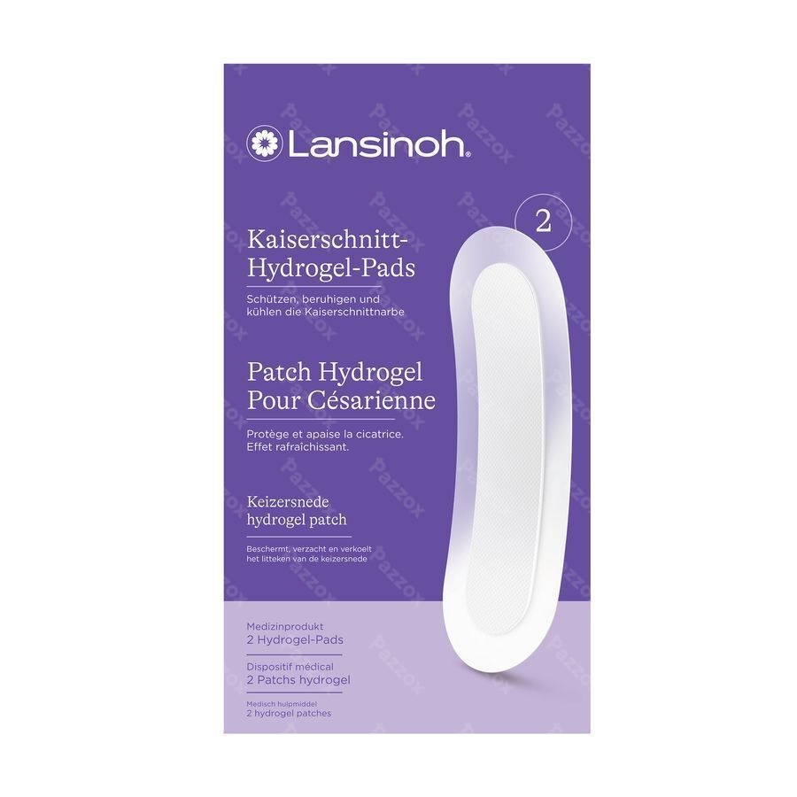 Lansinoh Patch Hydrogel Cesarienne 1