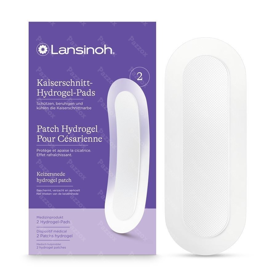 Lansinoh Patch Hydrogel Cesarienne 1