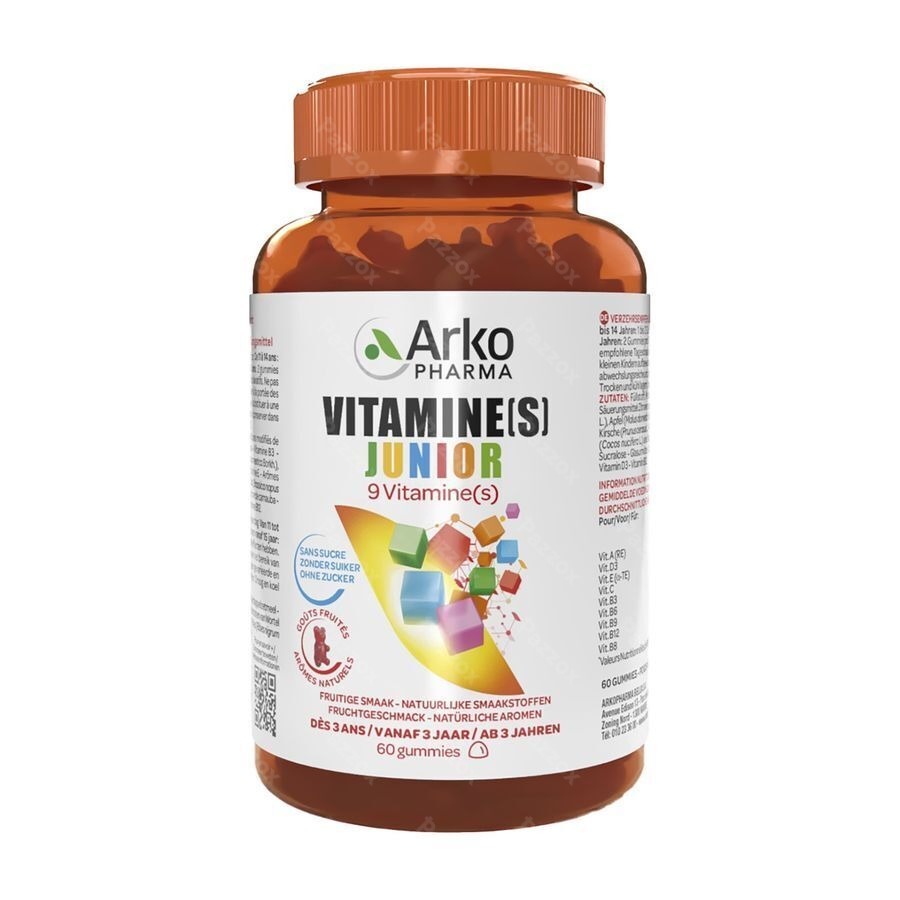 Arko Junior Multivitamines Gommes 60