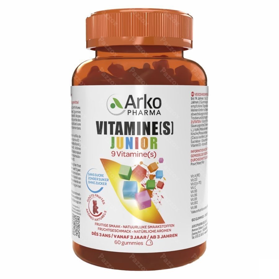 Arko Junior Multivitamines Gommes 60