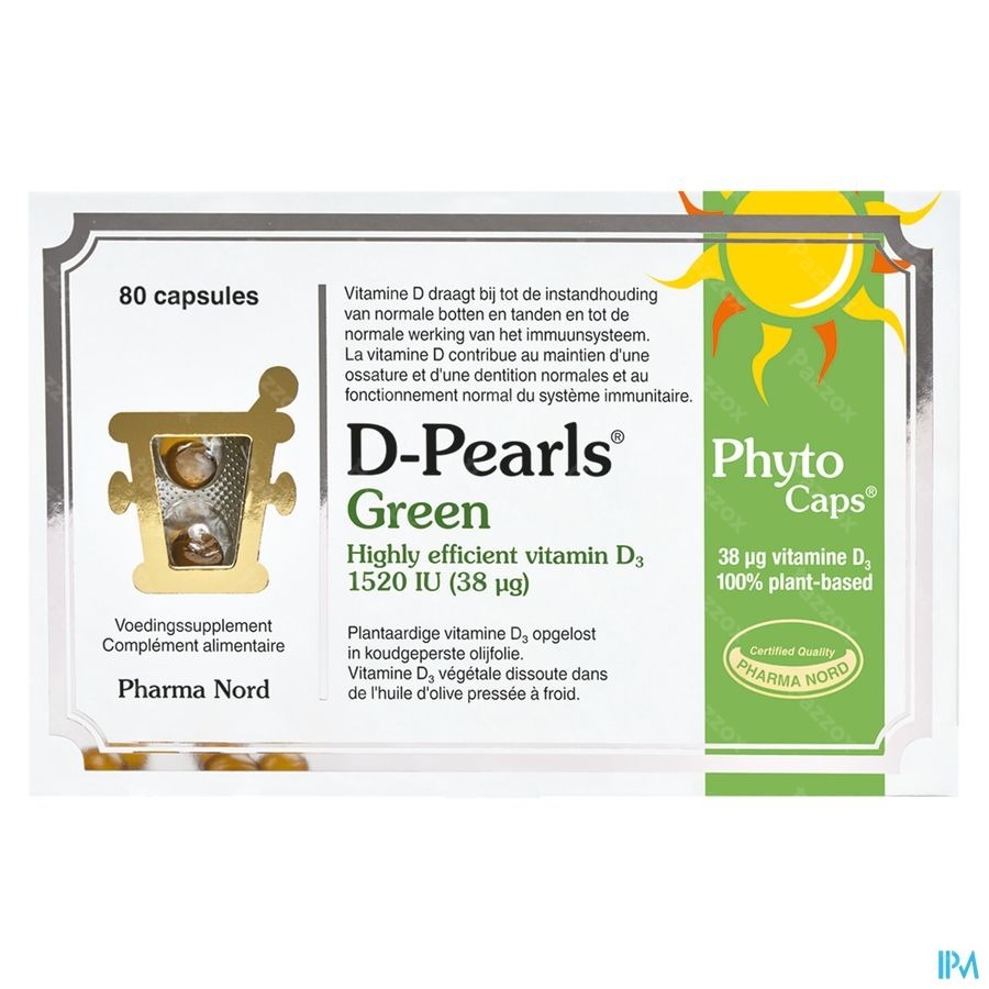 D-Pearls Green 1520 80 Plantaardige Capsules