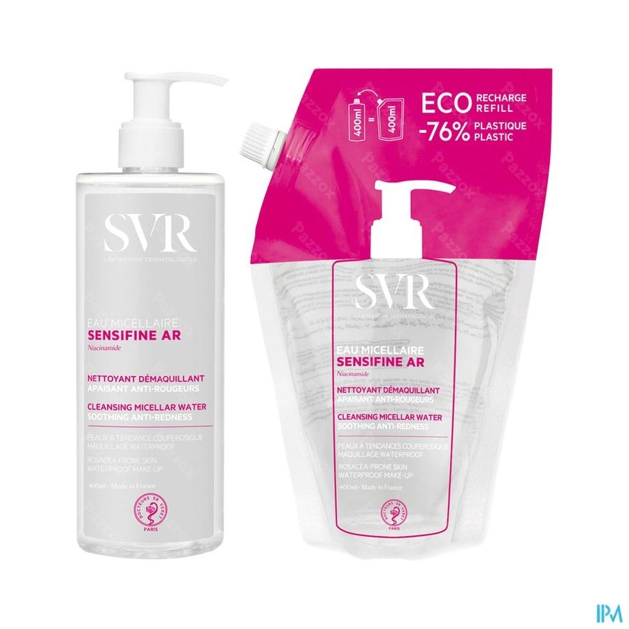 SVR Sensifine AR Eau Micellaire 400ml + Refill 400ml