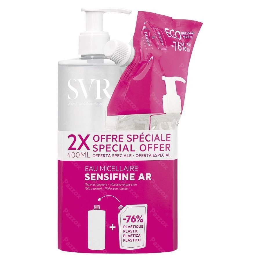 SVR Sensifine AR Eau Micellaire 400ml + Refill 400ml