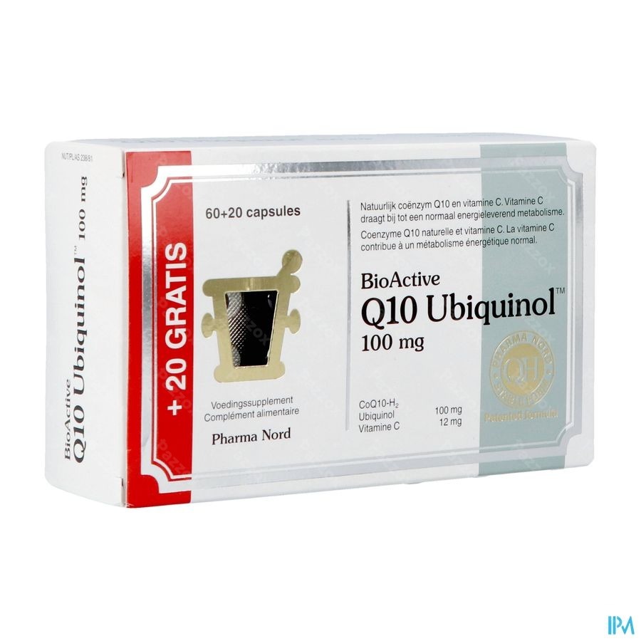 Bioactive Q10 100mg 60+20 Capsules