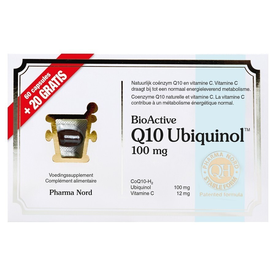 Bioactive Q10 100mg 60+20 Capsules