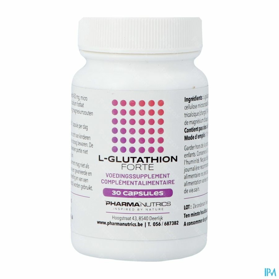 Pharmanutrics L-Gluthathion Forte 30 V-Caps
