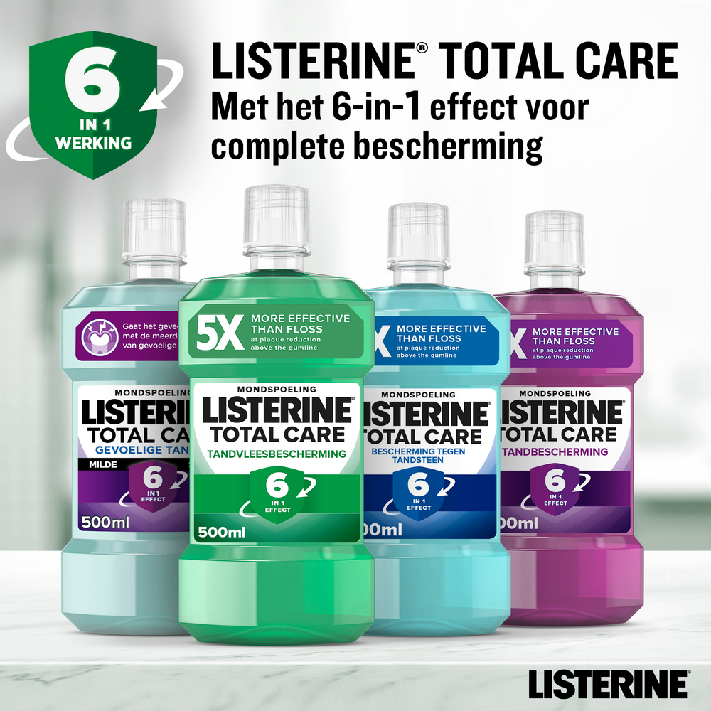 Listerine Total Care Tandvleesbescherming 500ml