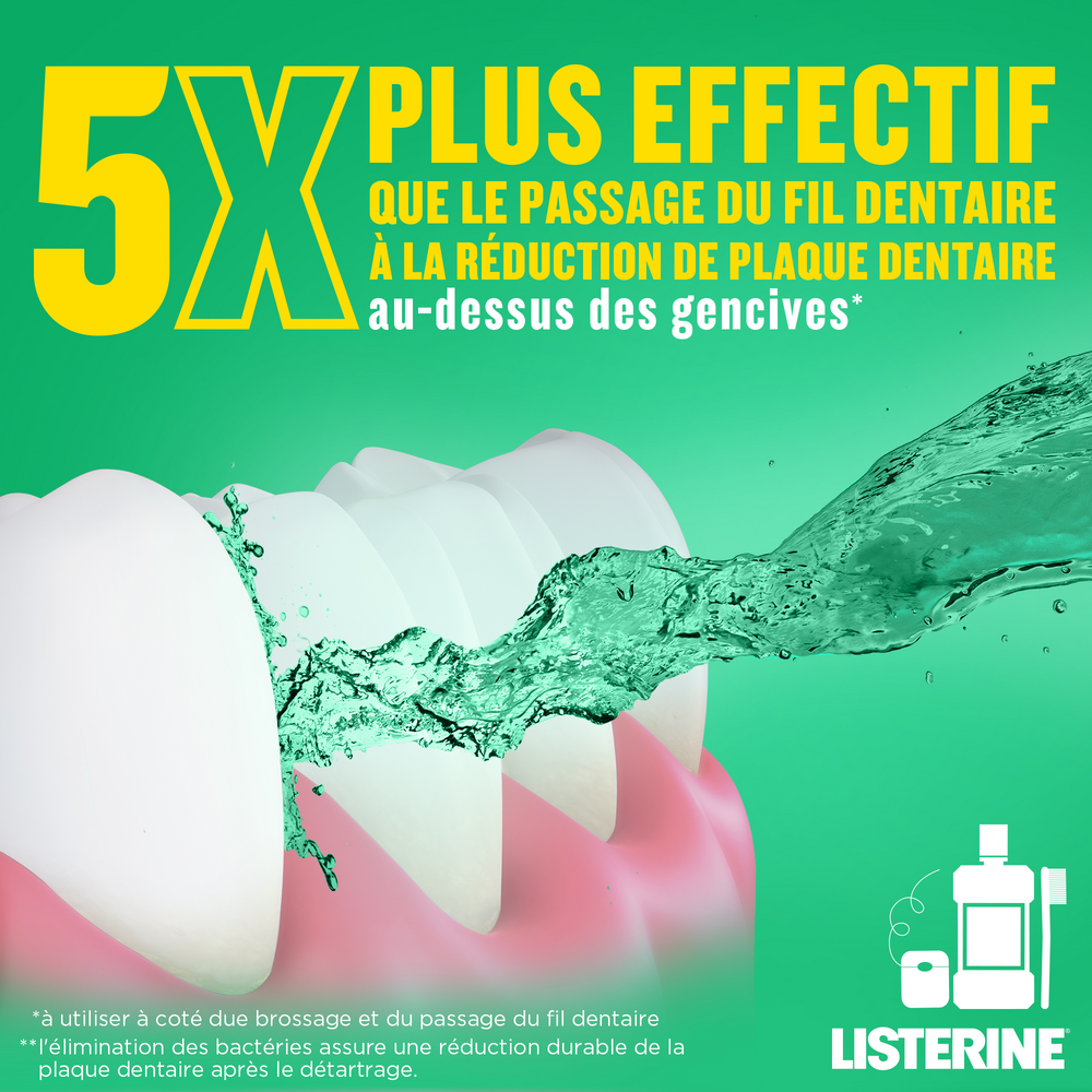 Listerine Total Care Protection Gencives 500ml Nf