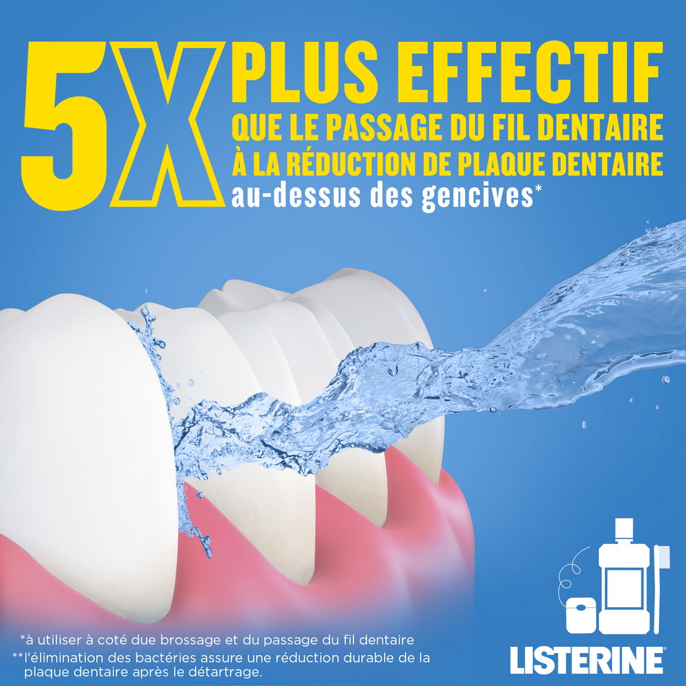 Listerine Total Care Protection A/tartre 500ml Nf