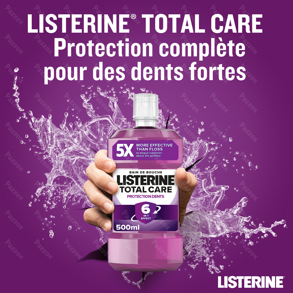 Listerine Total Care Bain de Bouche 500ml