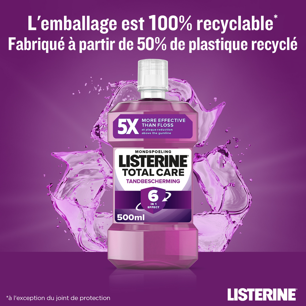 Listerine Total Care Bain de Bouche 500ml