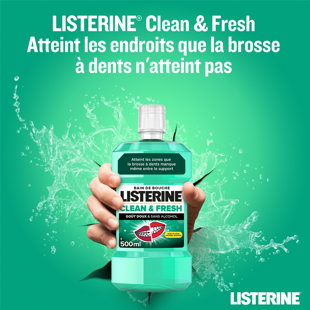 Listerine Clean & Fresh 500ml