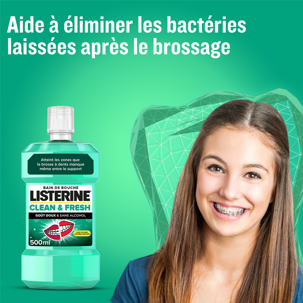 Listerine Clean & Fresh 500ml