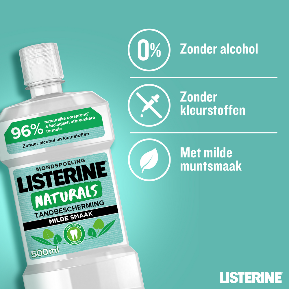 Listerine Naturals Tandbescherming 500ml