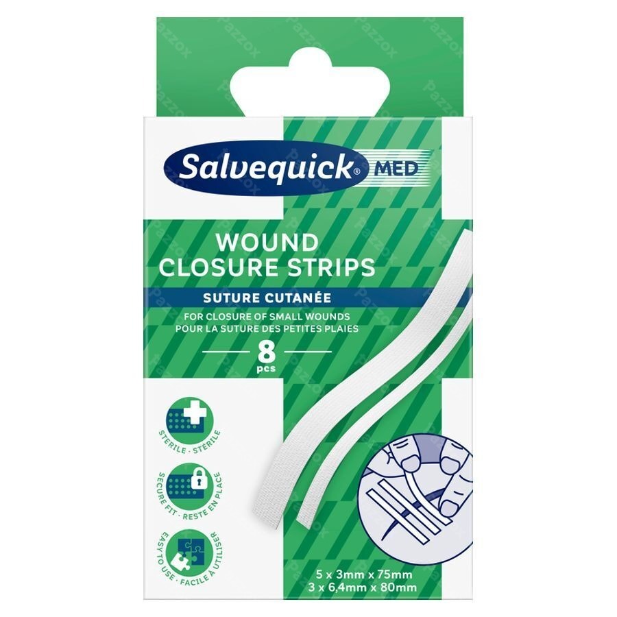 Salvequickmed Wound Closure Strips