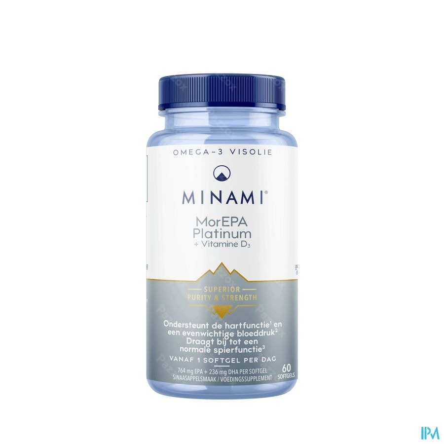Minami Morepa Platinum + Vitamine D3 60 Capsules