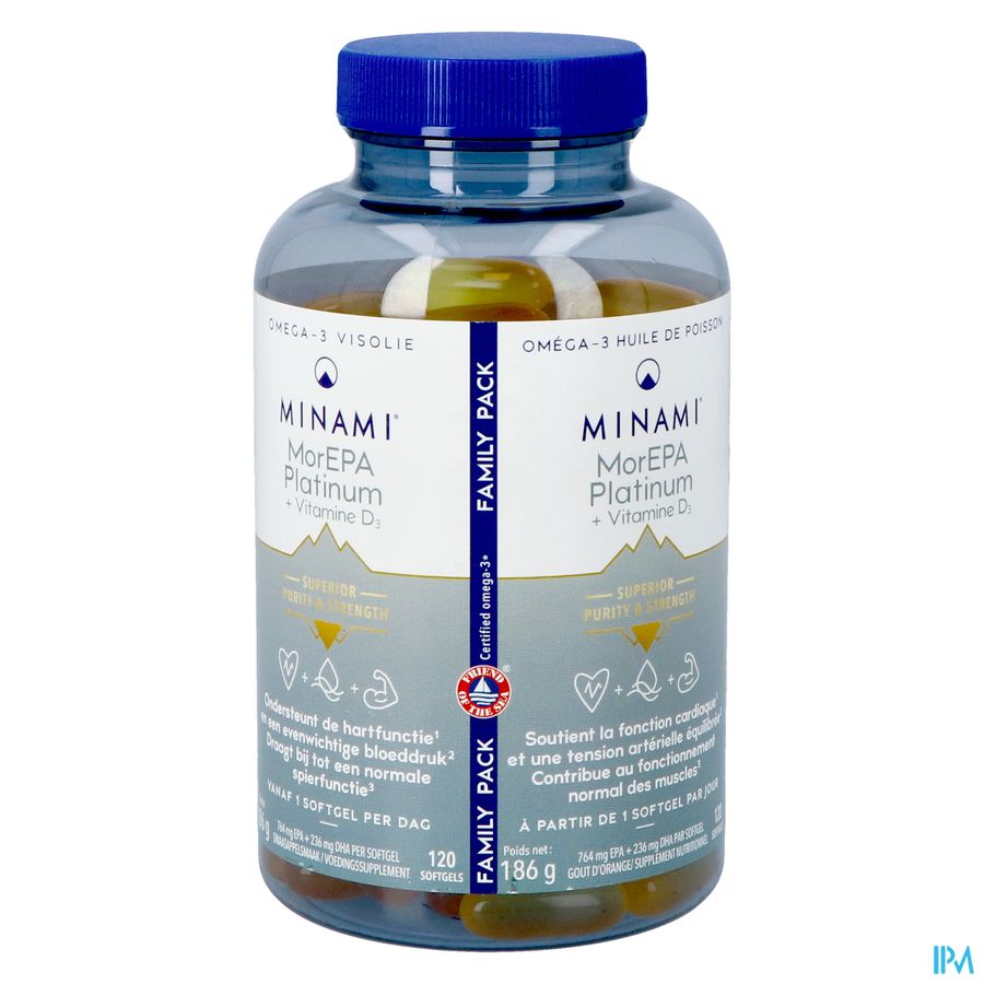 Minami MorEPA Platinum | 120 capsules
