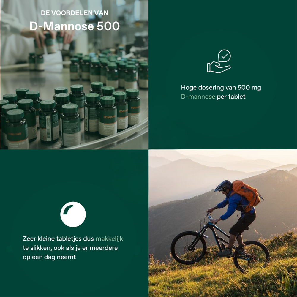 Bonusan D-Mannose 500mg 120 Comprimés