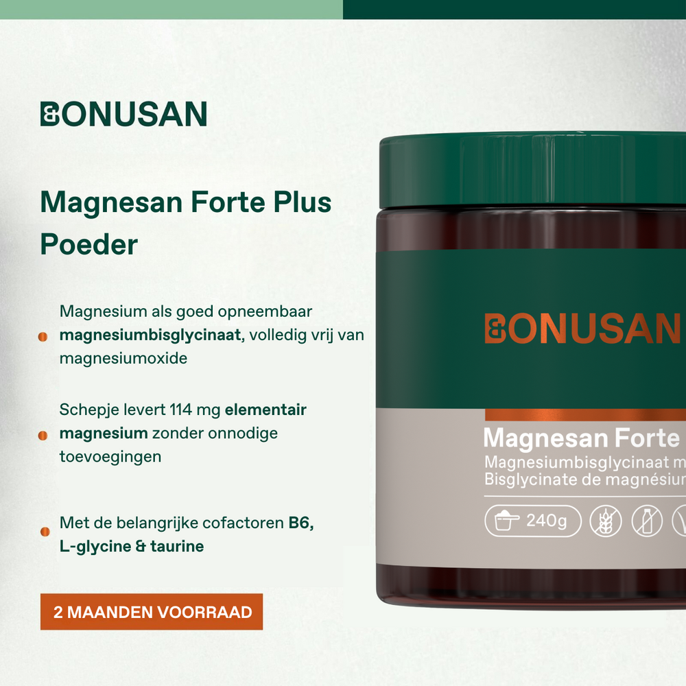 Bonusan Magnesan Forte Plus Poeder - 240 g