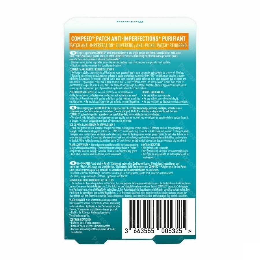 Compeed Anti-Imperfections Purifiant 7 Patches