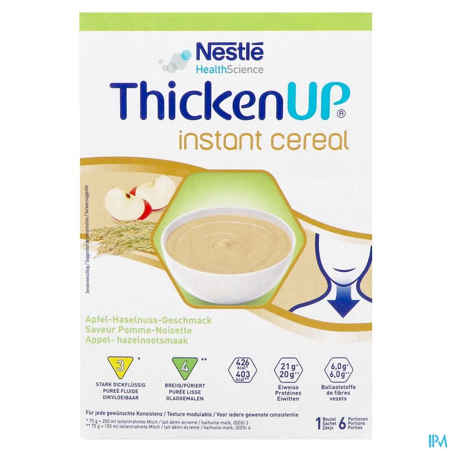 Thickenup Instant Cereal Appel Hazelnoot Poeder 450g